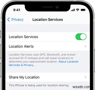 iPhoneで「友達を探す」の位置情報が利用できないときの対処法