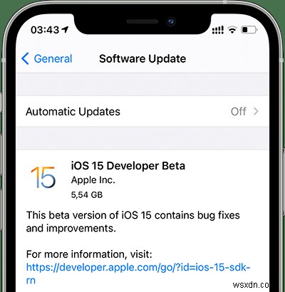 開発者アカウントなしでiOS 15開発者ベータ版を入手する方法