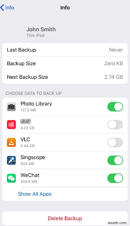 iPhone 7のiCloudバックアップを簡単に作成する方法