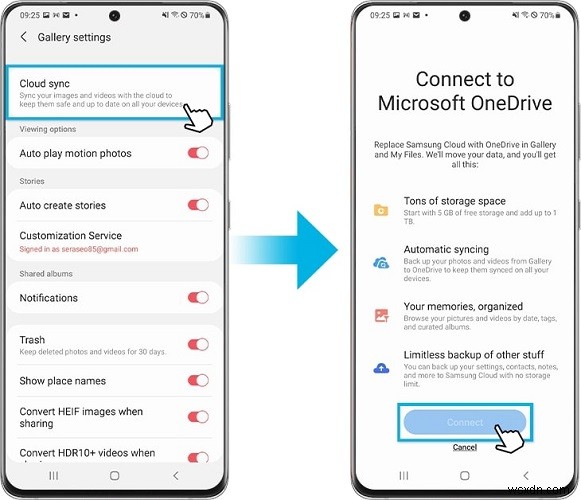 Samsung CloudからOneDriveへ移行する方法|ギャラリー同期とPCバックアップも解説