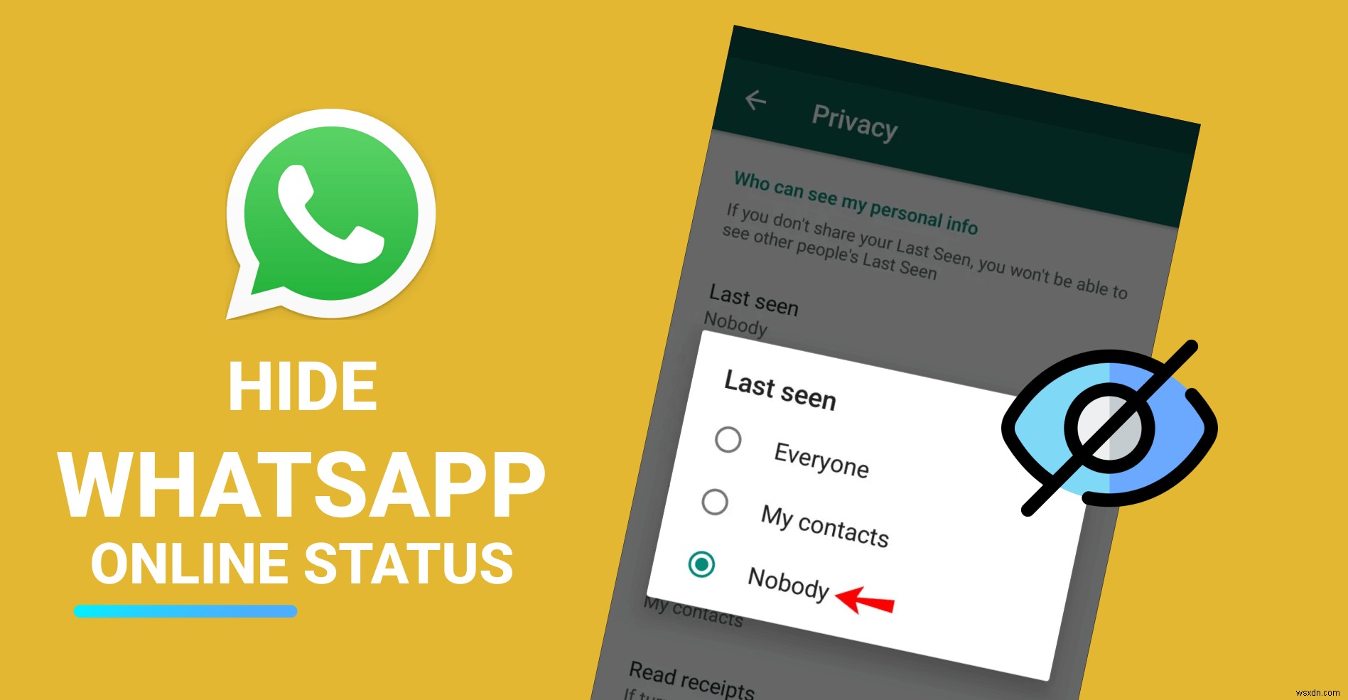 チャット中にWhatsAppのオンラインステータスを非表示にする方法を徹底解説