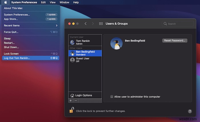 Macで新しいユーザーアカウントを追加する方法