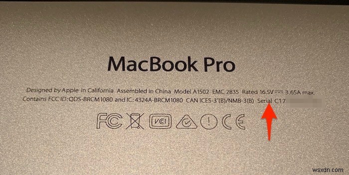 Mac・MacBookのシリアル番号を確認する6つの方法
