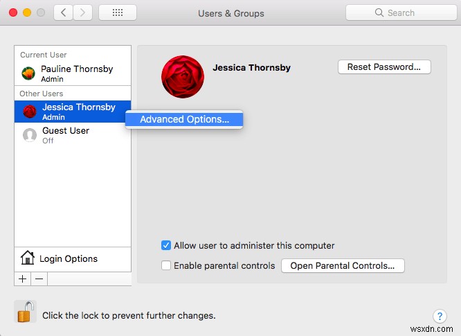 macOSのログイン画面からユーザーアカウントを非表示にする方法