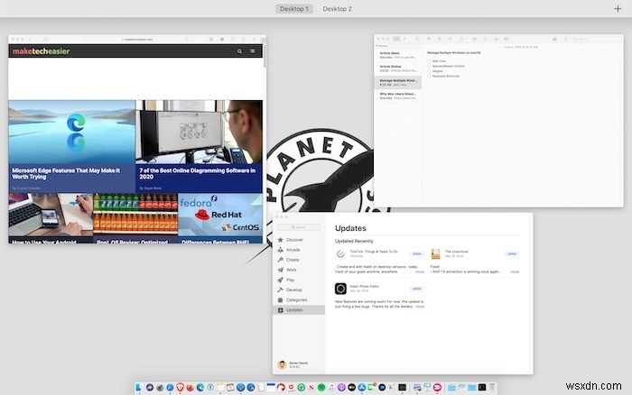 macOSで複数のウィンドウをスマートに管理する最良の方法