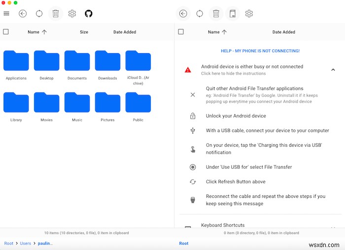 OpenMTPを使ってAndroidのファイルをMacに転送する方法【4GB超えもOK】