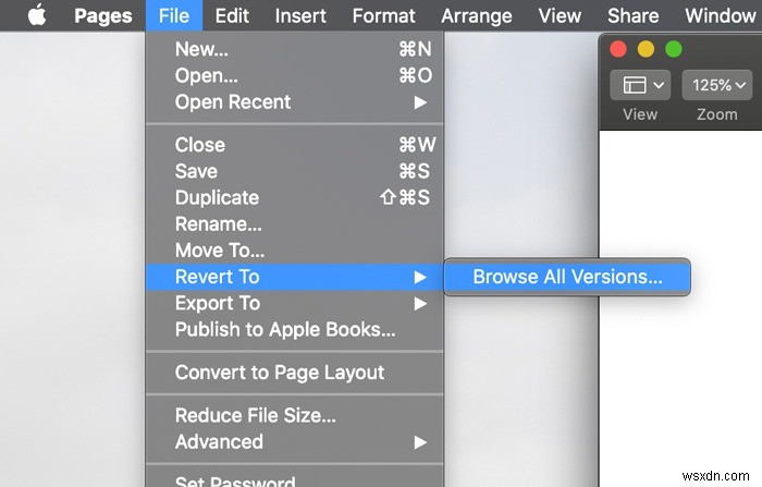 macOSで自動保存されたファイルの過去バージョンを削除する方法