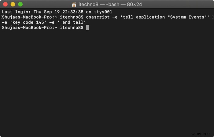 macOSでターミナルから画面の明るさを調整する方法