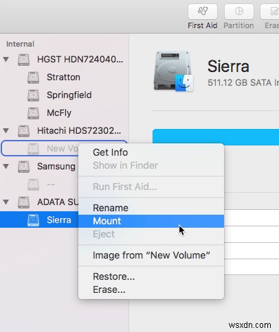 Macで外付けハードドライブが表示されないときの対処法