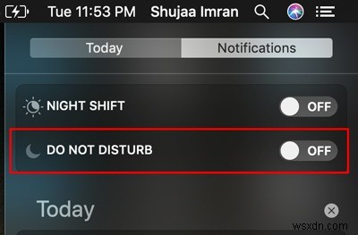 Macのおやすみモード(Do Not Disturb)の使い方とカスタマイズ方法