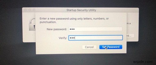 Macにファームウェアパスワードを設定してセキュリティを強化する方法