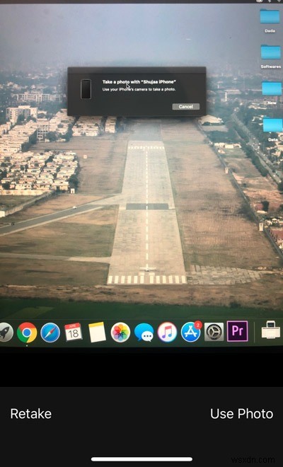 macOSのContinuity Cameraを使ってiPhoneで撮った写真を直接挿入する方法