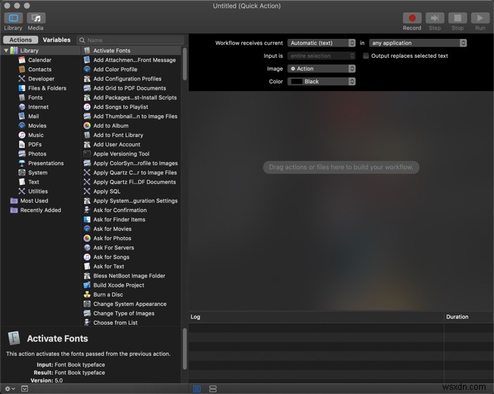 macOS Mojaveでクイックアクションを作成・活用する方法