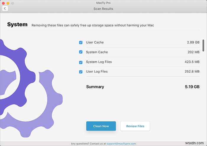 MacFly ProでMacのストレージ容量を取り戻す方法