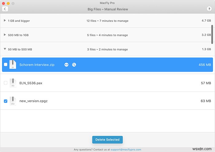 MacFly ProでMacのストレージ容量を取り戻す方法