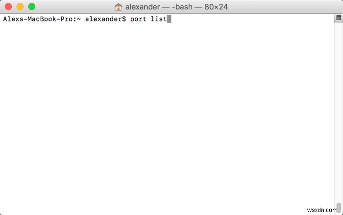 MacPortsを使ってMacにLinuxソフトウェアをインストールする方法