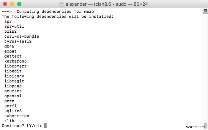 MacPortsを使ってMacにLinuxソフトウェアをインストールする方法