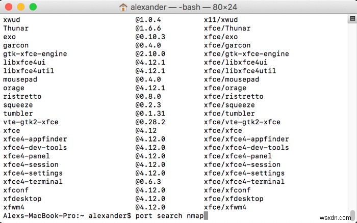 MacPortsを使ってMacにLinuxソフトウェアをインストールする方法