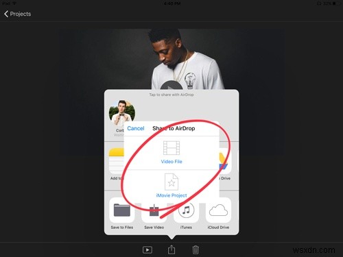 iOSで作成中のiMovieプロジェクトをMacに転送して編集を続ける方法(AirDrop活用)