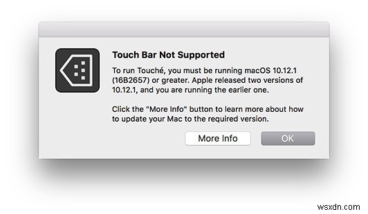 古いMacBookでもタッチバーを体験できる!TouchéとTouch Bar Demo Appの使い方