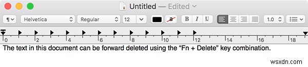 Macでカーソルの前方のテキストを削除する方法【クイックヒント】