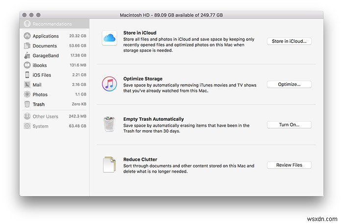 macOS Sierraの「パージ可能」領域とは?ストレージ最適化の仕組みと活用方法を徹底解説