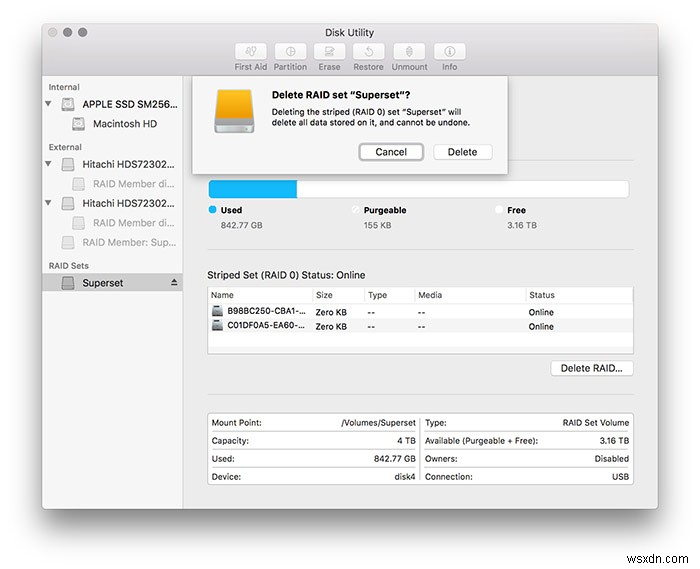 macOS SierraでRAIDを設定する方法|RAID 0・RAID 1・JBODの構築手順を解説
