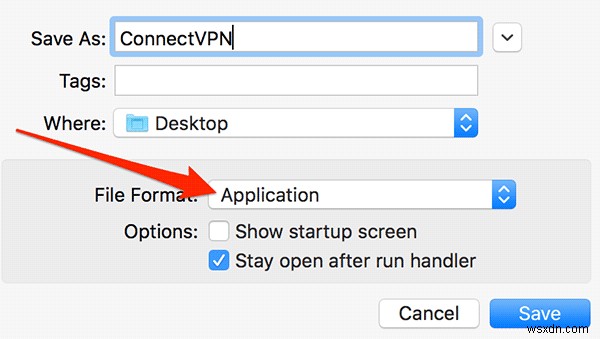 Macの起動時にVPNへ自動接続させる方法|AppleScriptでログイン項目に登録する手順