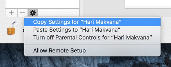 Macでペアレンタルコントロール設定を別のアカウントにコピーする方法
