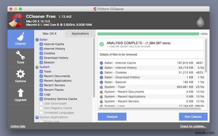 Mac版CCleaner徹底レビュー:Windows版と遜色ない性能なのか?