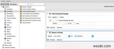 Mac OS XでAutomatorを使って連絡先を自動バックアップする方法