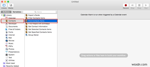 Mac OS XでAutomatorを使って連絡先を自動バックアップする方法