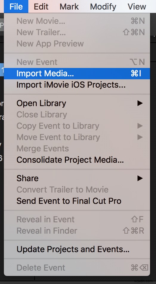 MacのiMovieで動画から音声(オーディオ)を削除する方法