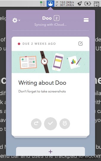 Doo – MacとiOSで使える、楽しく心地よいリマインダー&ToDoアプリ