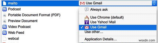 Macの主要ブラウザでGmailをデフォルトのメールアプリに設定する方法