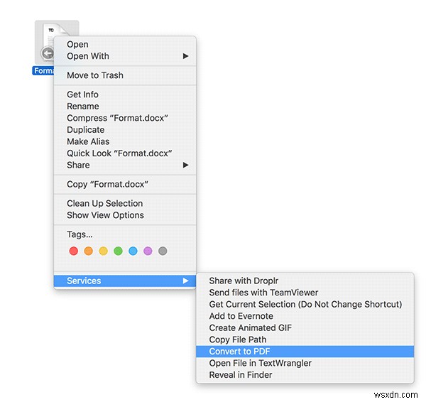 MacでDOCXファイルを右クリックだけでPDFに変換する方法【Automator活用術】
