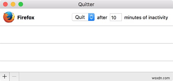 【Mac】放置したアプリを自動で終了・非表示にできる便利ツール「Quitter」の使い方