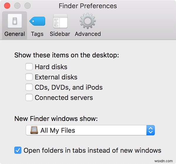 Macのデスクトップからデバイスアイコンを非表示にする2つの方法