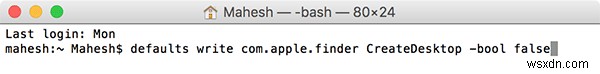 Macのデスクトップからデバイスアイコンを非表示にする2つの方法