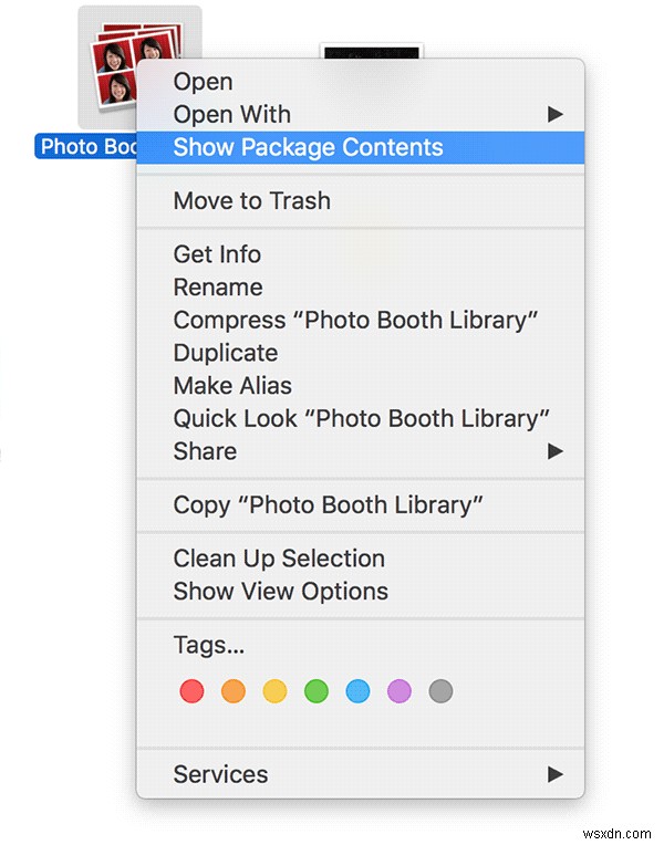 Macのフォトブース(Photo Booth)で撮影した画像にアクセスする方法