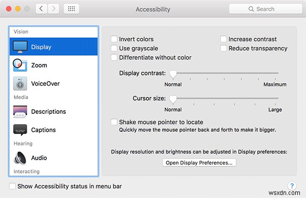 Mac（OS X El Capitan）でマウスカーソルが勝手に拡大するのを防ぐ方法