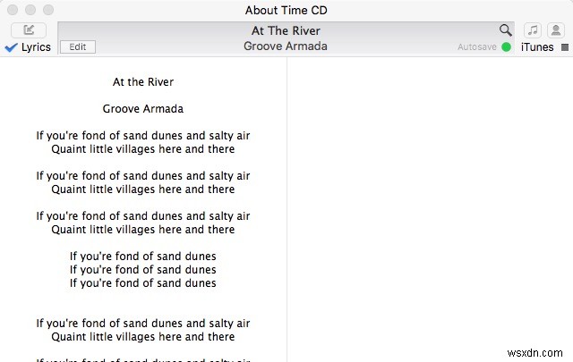 【Mac】無料アプリ「Singer Song Reader」でiTunes楽曲の歌詞を自動検索・保存・表示する方法
