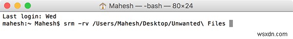OS X El Capitanでゴミ箱を安全に空にする方法｜ターミナルを使ったファイルの完全削除ガイド