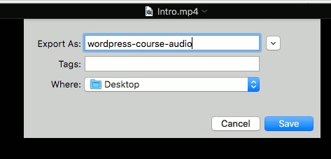 QuickTimeを使ってMacの動画ファイルから音声を簡単に抽出する方法【クイックヒント】