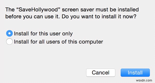 Macで動画をスクリーンセーバーとして設定する方法|無料アプリ「SaveHollywood」の使い方