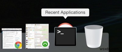 MacのDockに「最近使った項目」スタックを追加する方法