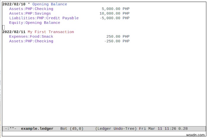 EmacsのLedger Modeを使って財務を効率的に管理する方法