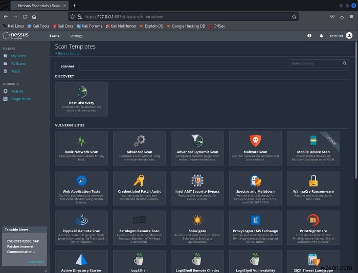 LinuxでNessus脆弱性スキャナーを使う方法|インストールからスキャン結果の分析まで徹底解説