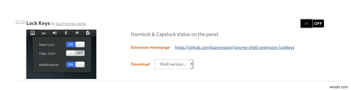 UbuntuでCaps Lockキーインジケーターを有効にする方法