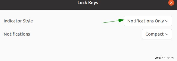 UbuntuでCaps Lockキーインジケーターを有効にする方法